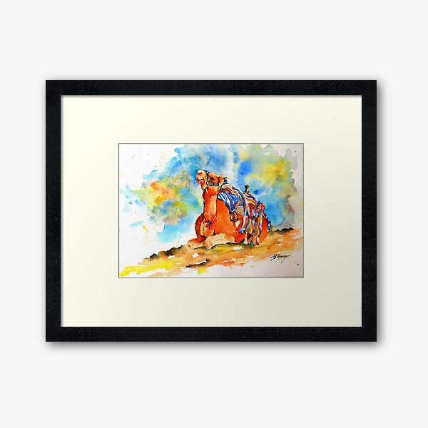 Desert comfort Framed Art Print