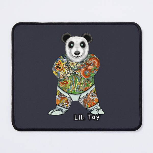 Item preview, LiL Tay brings you the Sumo Tattoo Panda, great custom art work for clothing and Home decor, only sold here at my store  designed and sold by lil tay .