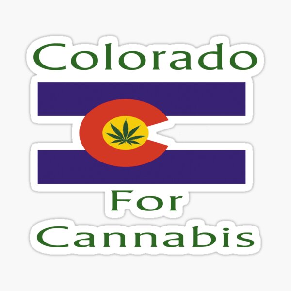 Colorado for Cannabis Colorado Flag Sticker