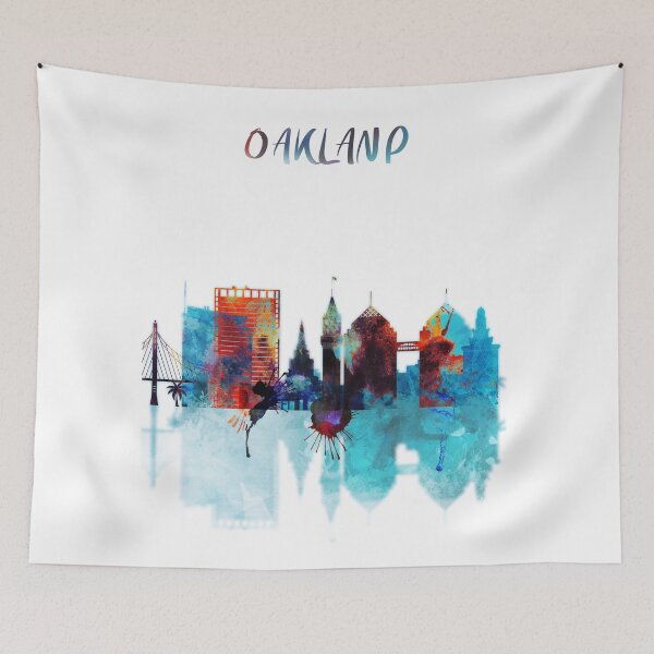 Item preview, Oakland Watercolor  designed and sold by IvonDesign.