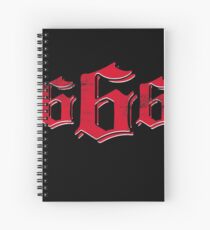 666 The Number of the Beast Spiral Notebook