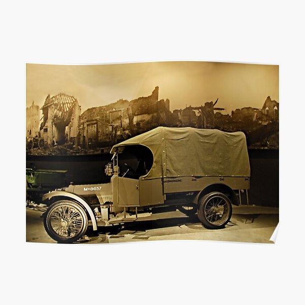 WW1 Army Truck Poster