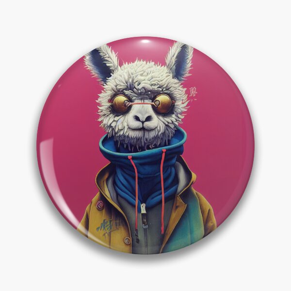 Item preview, A hip llama in pastels and stylish clothes.  designed and sold by Kyle Morgan.