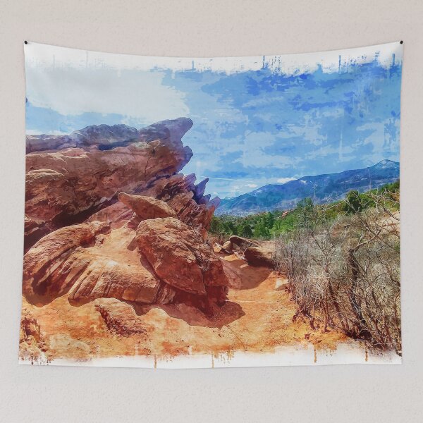 Item preview, Garden of the Gods Digital Painting designed and sold by andijadams.