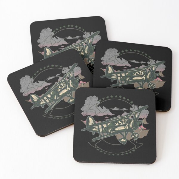 Item preview, Flying Academy retro vintage aircraft clouds strar designed and sold by AthurMeloli.