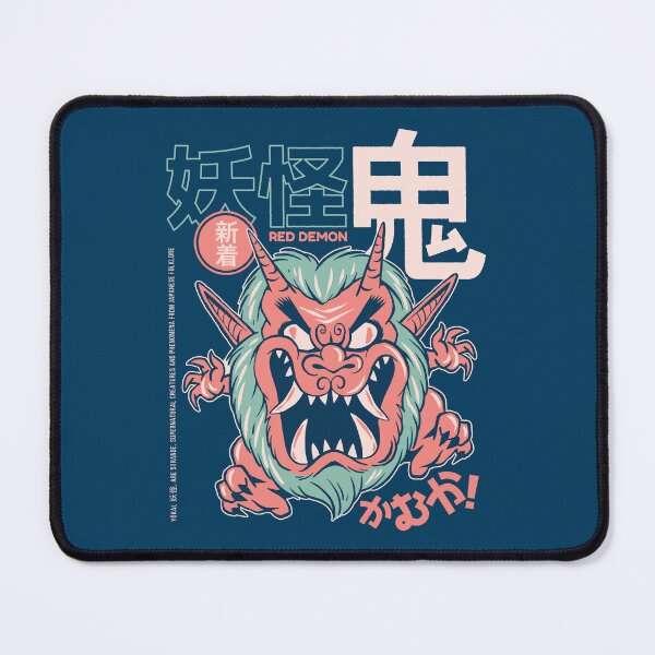 Item preview, Oni Japanese yokai " Red Demon" designed and sold by bennetthuskers.