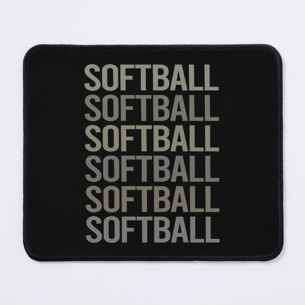 Item preview, Gray Text Art Softball designed and sold by StoreCalamity.