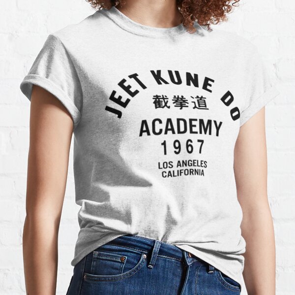 Bruce Lee Jeet Kune Do Academy T-Shirt Size: Small Gray