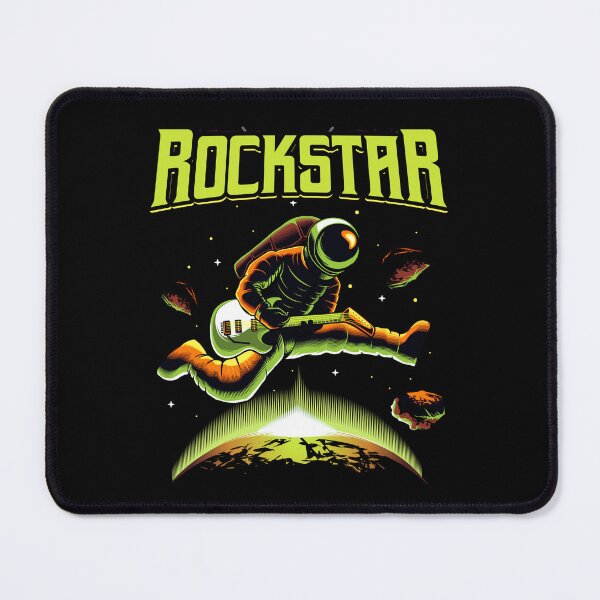 Item preview, Rockstar Astronaut playing guitar in Space designed and sold by BuxomBabe21.