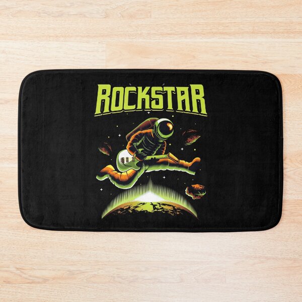 Item preview, Rockstar Astronaut playing guitar in Space designed and sold by BuxomBabe21.