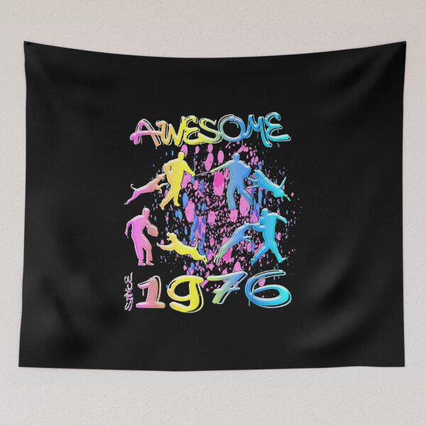 Item preview, Awesome since 1976. Agility Dog Training Graffiti Design  designed and sold by Jackwidforss.