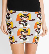 Bass Playing Bass Mini Skirt