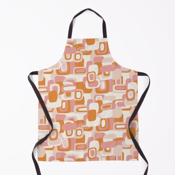 Item preview, Retro groove pink and orange abstract art designed and sold by vianahline.