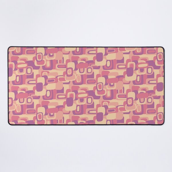 Item preview, Retro groove pink abstract art designed and sold by vianahline.