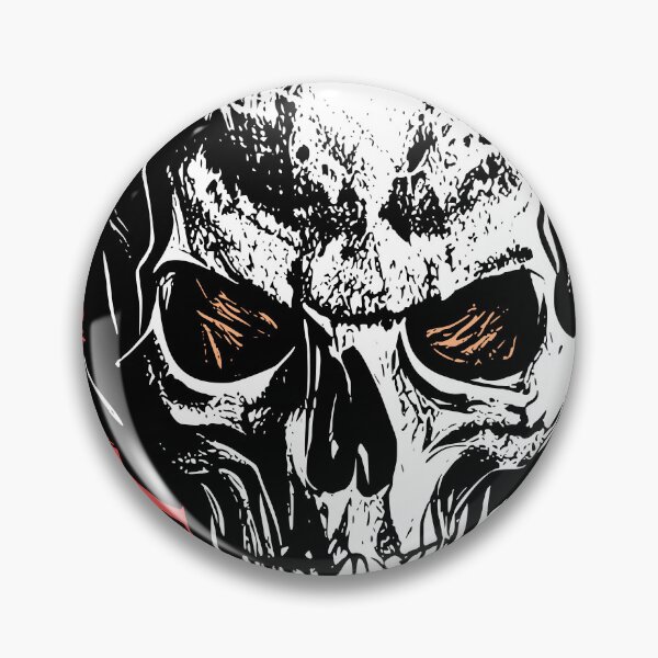 Item preview, Corrupt Skeleton with Orange Background designed and sold by HalloweenThings.