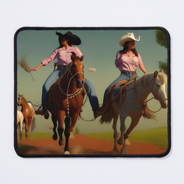 Artikelvorschau, Strass-Cowgirls, die Appaloosa-Pferde reiten entworfen und verkauft von QuackersWeb.
