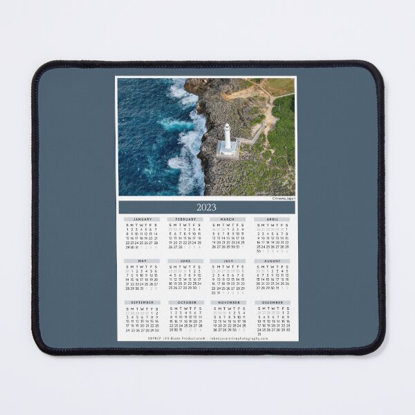 Item preview, 2023 Calendar | Year-At-A-Glance | Okinawa, Japan | Cape Zanpa Lighthouse designed and sold by 9BPRCP.