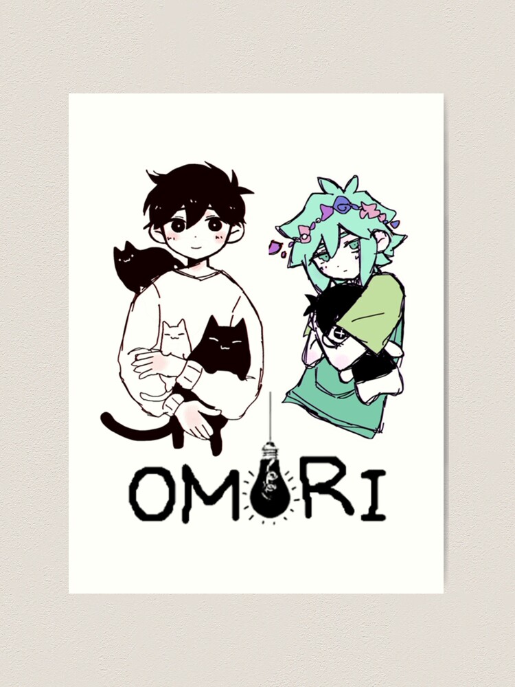Basil and Omori (Omori), an art print by Cong ! - INPRNT