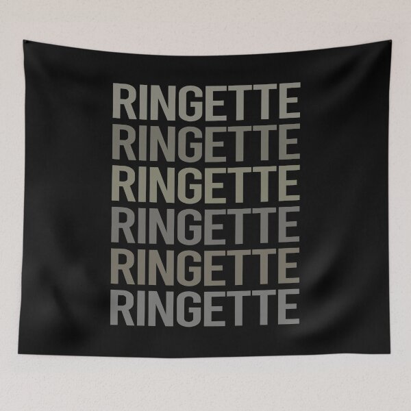 Item preview, Gray Text Art Ringette designed and sold by StoreCalamity.