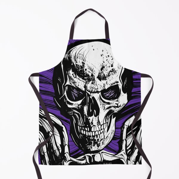 Item preview, Corrupt Skeleton with Purple Background designed and sold by HalloweenThings.