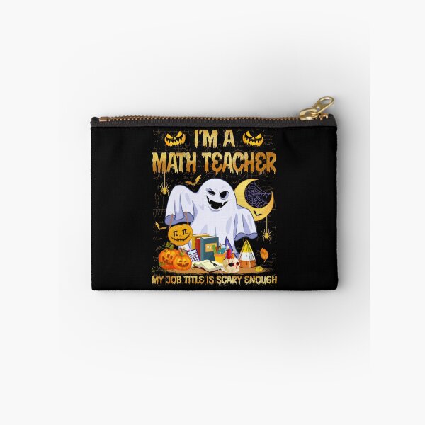 Artikelvorschau, Ich bin ein Mathe-Lehrer. Meine Berufsbezeichnung ist beängstigend genug Halloween lustiger Geist gespenstischer Kürbis entworfen und verkauft von beckadamr.