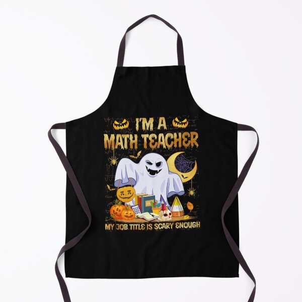 Artikelvorschau, Ich bin ein Mathe-Lehrer. Meine Berufsbezeichnung ist beängstigend genug Halloween lustiger Geist gespenstischer Kürbis entworfen und verkauft von beckadamr.