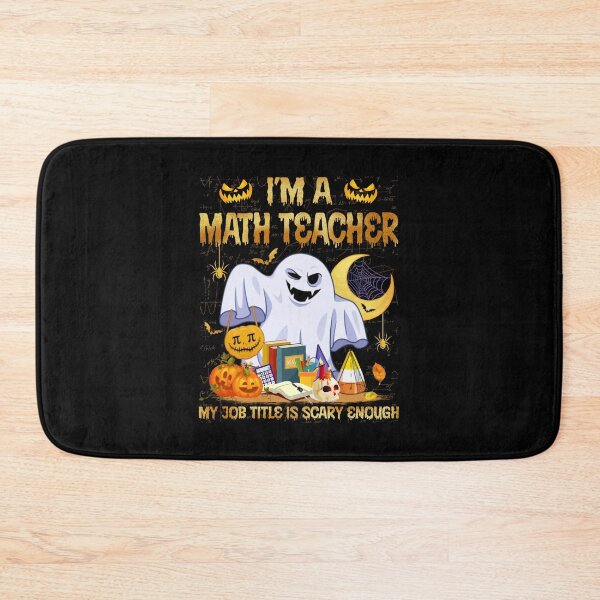 Artikelvorschau, Ich bin ein Mathe-Lehrer. Meine Berufsbezeichnung ist beängstigend genug Halloween lustiger Geist gespenstischer Kürbis entworfen und verkauft von beckadamr.