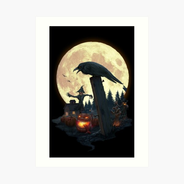 Halloween Theme Art Print
