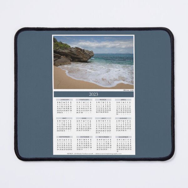 Item preview, 2023 Calendar | Year-At-A-Glance | Okinawa, Japan | Oodomari Beach designed and sold by 9BPRCP.