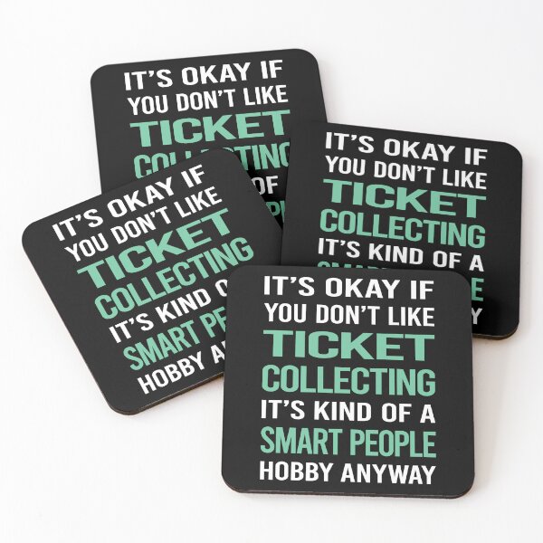 Item preview, Smart People Hobby Ticket Collecting Tickets designed and sold by AcostaLethalDo.