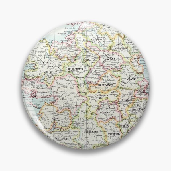 Item preview, Vintage Map of Ireland designed and sold by SuziQPrayers427.