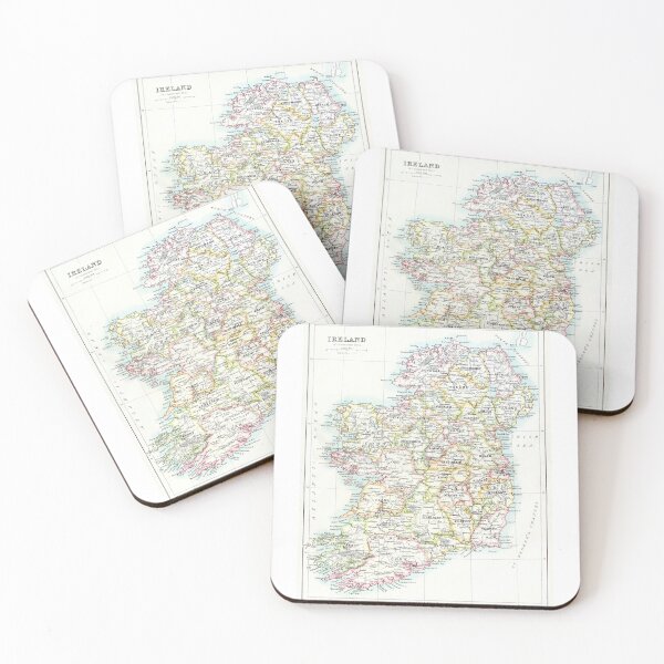 Item preview, Vintage Map of Ireland designed and sold by SuziQPrayers427.