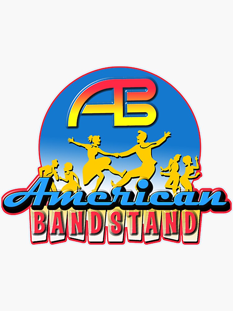 "american bandstand american bandstand" Sticker for Sale by laurahince