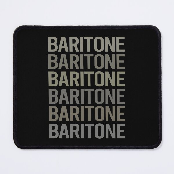 Item preview, Gray Text Art Baritone designed and sold by StoreCalamity.