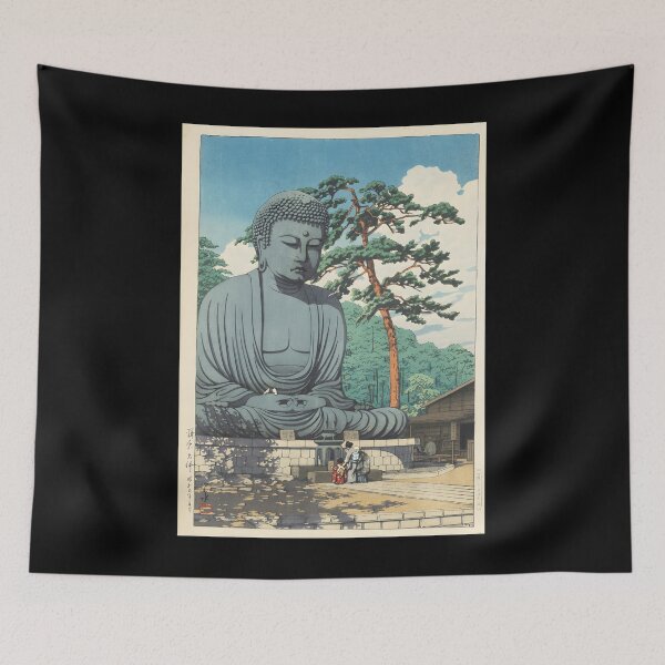 Item preview, Great Buddha at Kamakura 1930 - Kawase Hasui Artwork  Premium Scoop  designed and sold by cambimgarazic.