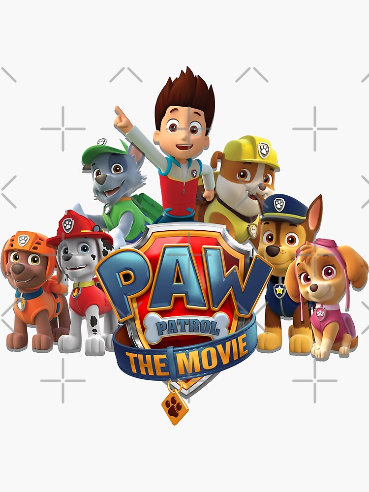 "PAW PATROL" Sticker for Sale by ericadaigle | Redbubble