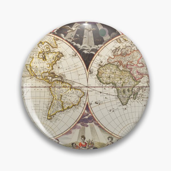 Item preview, Vintage Antique World Map designed and sold by SuziQPrayers427.