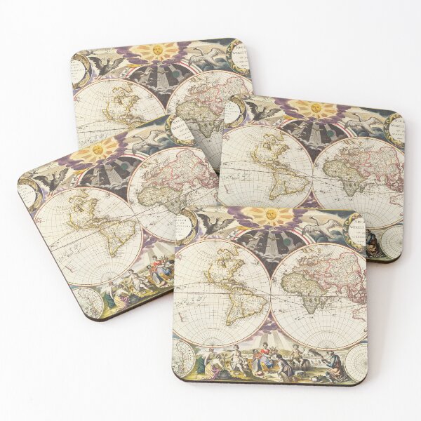 Item preview, Vintage Antique World Map designed and sold by SuziQPrayers427.