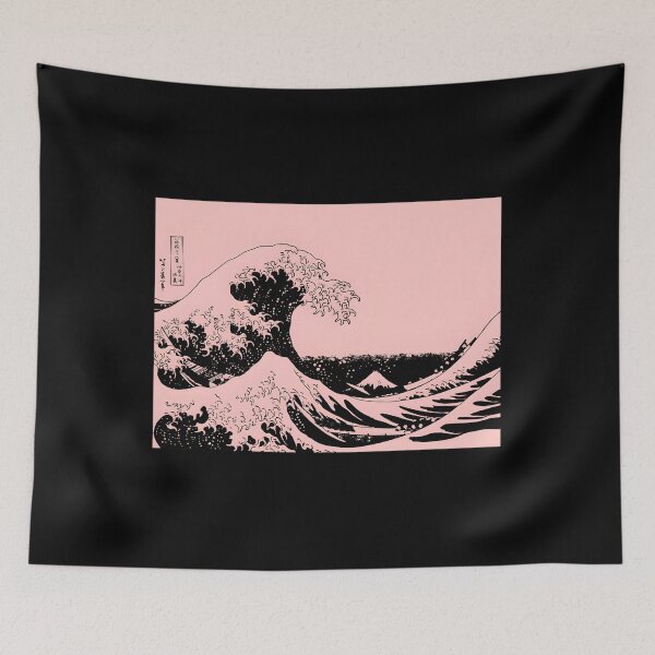 Item preview, Great Wave PinkBlack Classic designed and sold by cambimgarazic.