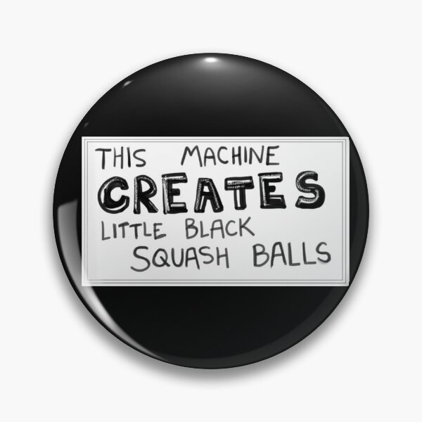 Item preview, This Machine Creates Little Black Squash Balls designed and sold by Lev Levinson.