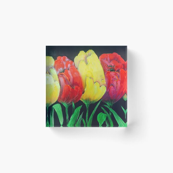 Item preview, Four Tulips red and yellow designed and sold by Linda Corbitt.