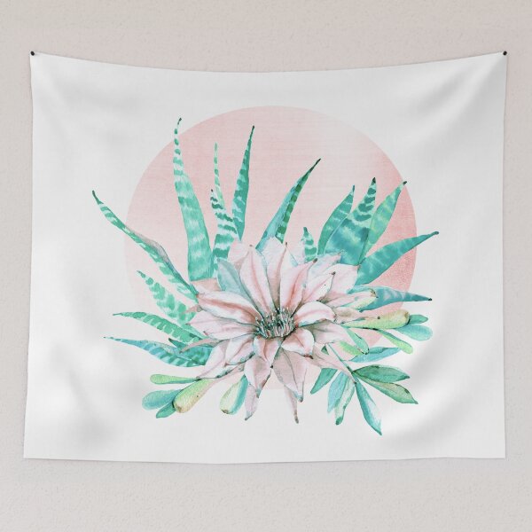 Item preview, Trendy Succulents Rose Pink and Green Desert Succulent Southwestern Decor designed and sold by DesertDecor.