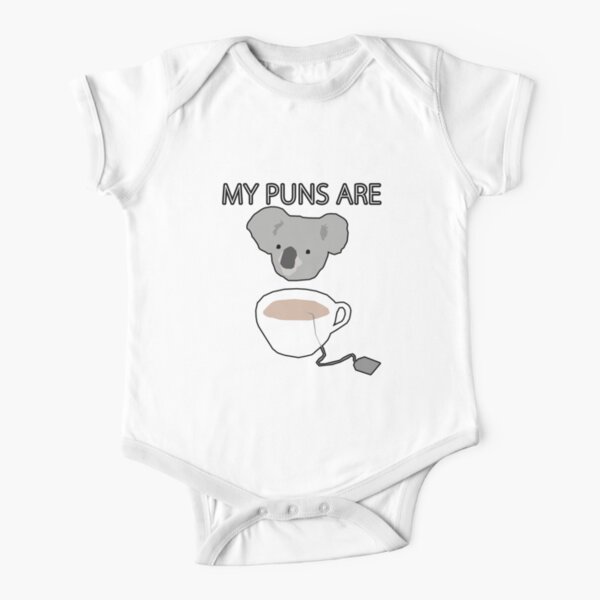TYUI Cute Sleeping French Bulldog Bodysuit for Newborn Baby White
