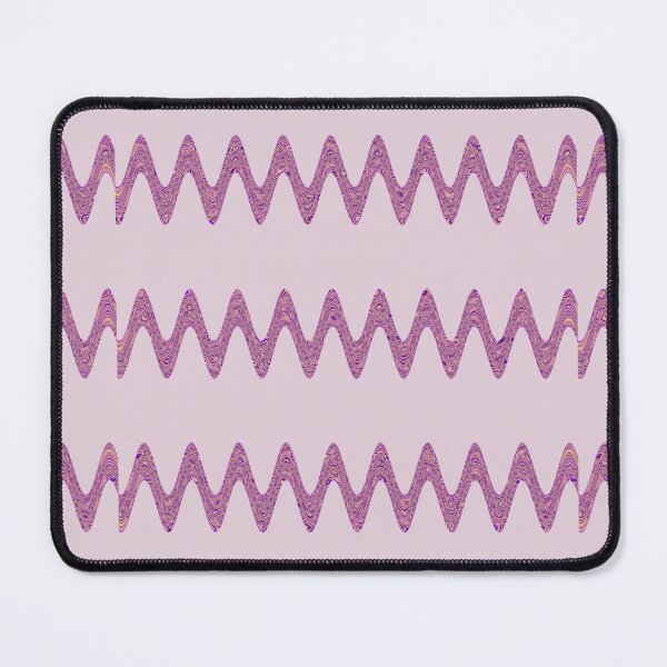 Item preview, Abstract Wavy Lines Pattern Boho Vibes on a Grayish Lilac Background designed and sold by Beachy.