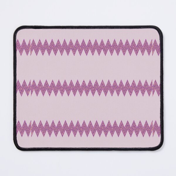 Item preview, Abstract Zigzag Lines Pattern Boho Vibes on a Grayish Lilac Background designed and sold by Beachy.