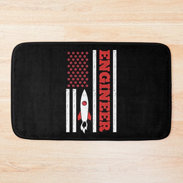 Item preview, Engineer Distressed Vintage USA Flag Rocket: Funny Aerospace Engineering Gift designed and sold by Adexyl.