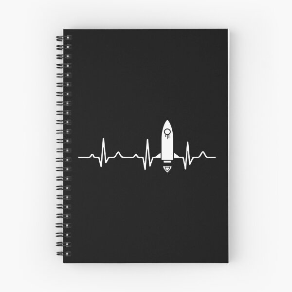 Item preview, Rocket Heartbeat EKG Heart Rate: Pilot Funny Aerospace Engineering Gift designed and sold by Adexyl.
