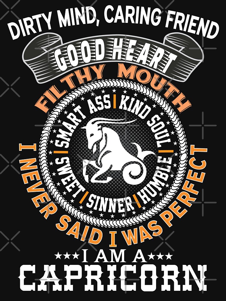 "I AM A CAPRICORN" Tshirt by parliament Redbubble