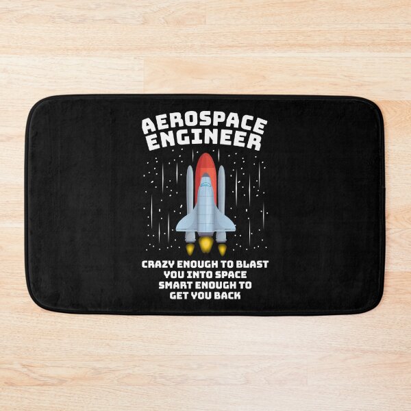 Item preview, Aerospace Engineer Crazy Enough To Blast You Into Space Smart Enough To Bring You Back: Funny Aerospace Engineering Gift designed and sold by Adexyl.