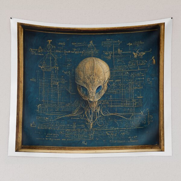 Item preview, Alien by Da Vinci designed and sold by UniqeDesign.